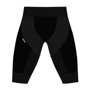 ШОРТЫ МУЖСКИЕ БЕСШОВНЫЕ ДЛЯ БЕГА - ЧЕРНЫЕ Kiprun