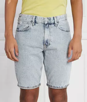 Шорты мужские Calvin Klein Jeans из денима, серо-голубой