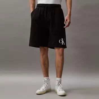 Шорты мужские Calvin Klein Jeans с принтом, черный
