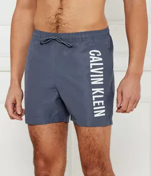 Шорты мужские Calvin Klein Swimwear пляжные с задним карманом, синий