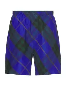 Шорты мужские Check Pattern Short Burberry, цвет Knight Check