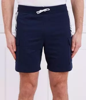 Шорты мужские Ea7 текстильные короткие, синий