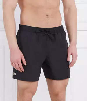 Шорты мужские Lacoste с логотипом бренда, черный