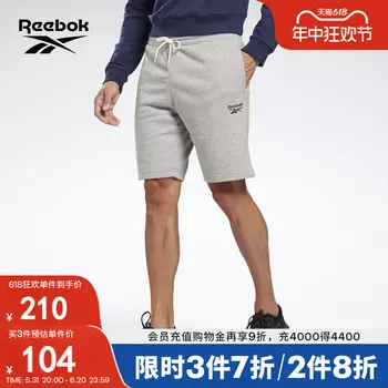 Шорты мужские Reebok классические, черный