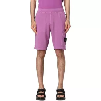 Шорты мужские Stone Island, фиолетовый
