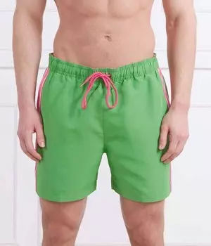 Шорты мужские Tommy Hilfiger пляжные с лампасами, зеленый