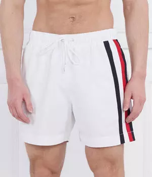 Шорты мужские Tommy Hilfiger пляжные с полосками, белый