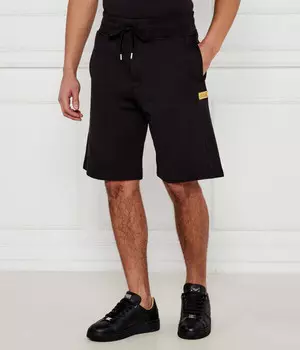 Шорты мужские Versace Jeans Couture длинные на кулиске, черный