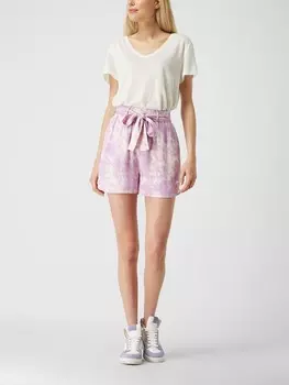 Шорты на эластичном поясе модель "Ня" Pieces, сирень