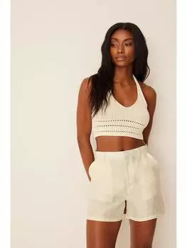 Шорты NA-KD, кремовый