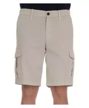 Шорты на молнии и карманах Eleventy, серый