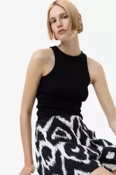 Шорты на резинке H&M, черный