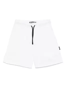 Шорты на шнурках Aspesi Kids, белый