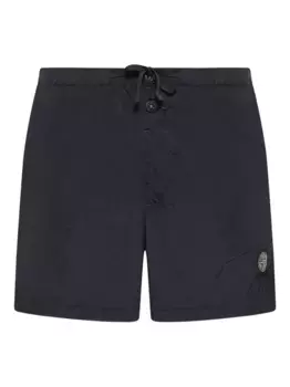 Шорты на завязках Stone Island, черный