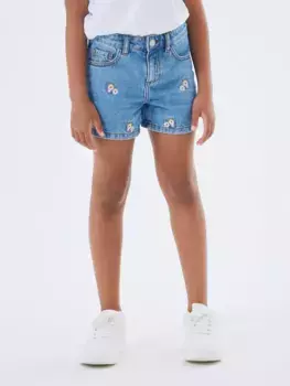 Шорты Name It "NKFBELLA REG DNM SHORTS 3674-BE NOOS", синий