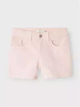 Шорты Name It "NKFROSE REG TWI SHORTS 82", розовый