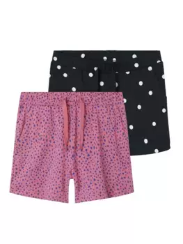 Шорты Name It "NKFVIGGA 2P SHORTS NOOS" (упаковка, 2 шт.), цвет Camellia Rose