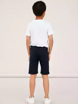 Шорты Name It "NKMSILAS SLIM DNM L SHORT", черный