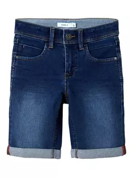 Шорты NAME IT Slim fit Jeans Sofus, темно-синий