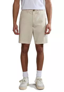 Шорты Napapijri хлопковые, бежевый