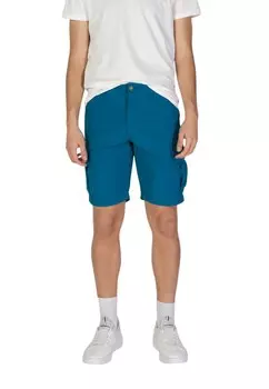 Шорты Napapijri хлопковые, бирюзовый