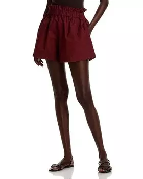 Шорты Nate из поплина A.L.C., коричневый