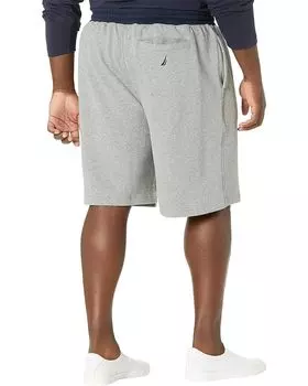 Шорты Nautica Big & Tall Fleece Logo Short, цвет Stone Grey Heather