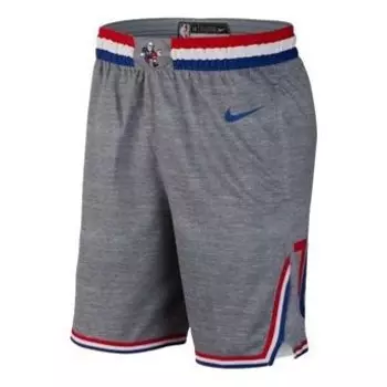 Шорты nba city edition swingman шорты philadelphia 76ers Nike, серый