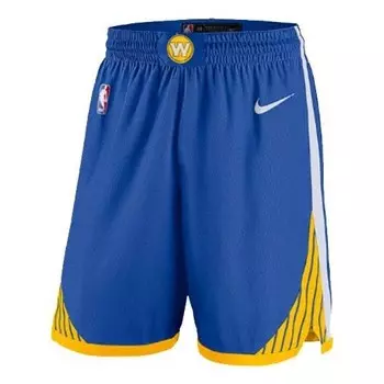 Шорты nba icon edition swingman sports basketball shorts sw fan edition golden state warriors blue Nike, синий