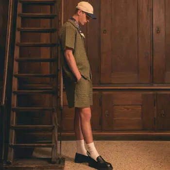 Шорты *Never Enough.* Waffle Shorts Asphaltgold, зеленый