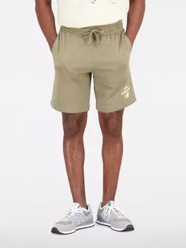 Шорты New Balance ESSENTIALS REIMAGINED, зеленый