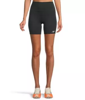 Шорты New Balance Harmony High-Rise Shorts 6", черный