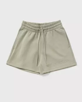 Шорты New Balance Hyperembossed Short, цвет olivine (ovn)