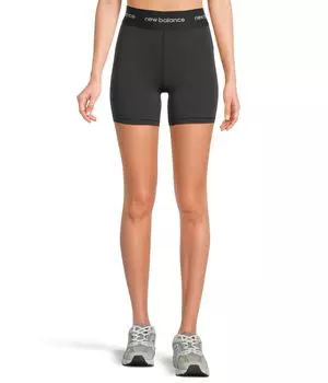 Шорты New Balance Sleek High-Rise Sport Short 5", черный