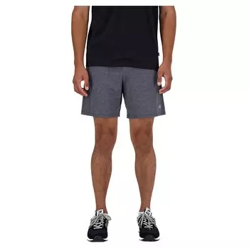 Шорты New Balance Sport Essentials Heathertech 7, серый