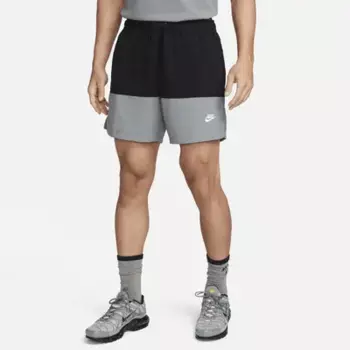 Шорты Nike Club, цвет Black/Smoke Grey/White