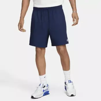Шорты Nike Club, цвет Midnight Navy/White
