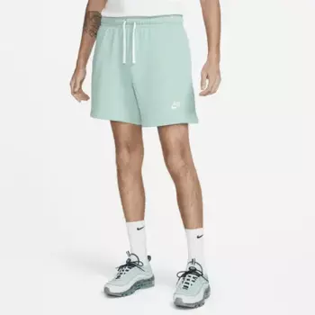 Шорты Nike Club Fleece, цвет Mineral/White/White