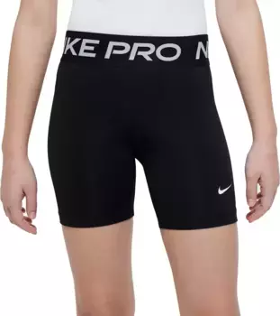 Шорты Nike для девочек 5 дюймов Pro, черный