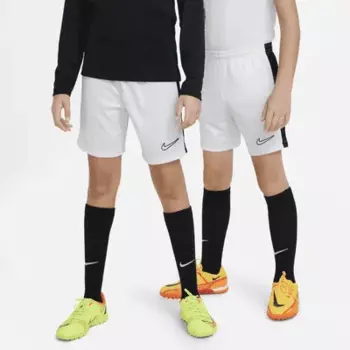 Шорты Nike Dri-FIT Academy23 Kids' Soccer Shorts, цвет White/Black/Black