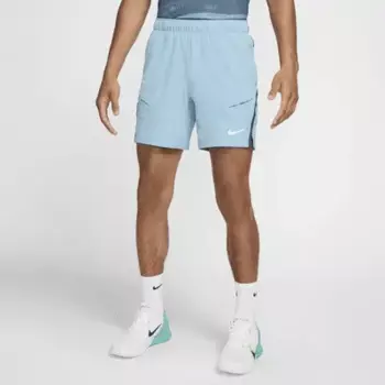 Шорты Nike NikeCourt Advantage, цвет Denim Turquoise/Armory Navy/White