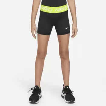 Шорты Nike Pro, цвет Black/Volt/White