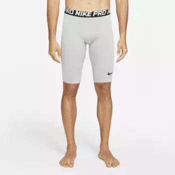 Шорты Nike Pro, цвет Wolf Grey/Black/Black