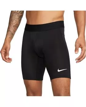 Шорты Nike Pro Dri-FIT Long Shorts, черный/белый