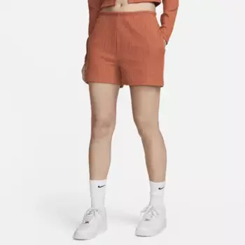 Шорты Nike Sportswear Chill Rib, цвет Burnt Sunrise/Burnt Sunrise
