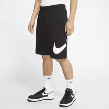 Шорты Nike Sportswear Club, цвет Black/White/White