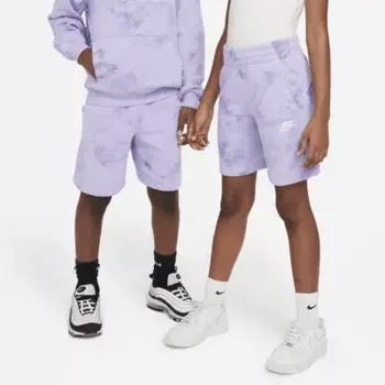 Шорты Nike Sportswear Club Fleece, цвет Hydrangeas/White