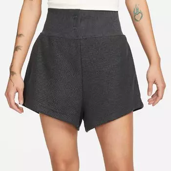Шорты Nike Sportswear Collection Women's High-Waisted Reverse French Terry, темно-серый