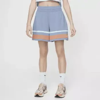 Шорты Nike Sportswear Girls' Shorts, цвет Ashen Slate/Terra Blush/Glacier Blue