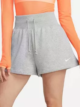 Шорты Nike W NSW PHNX FLC HR SHORT, серый